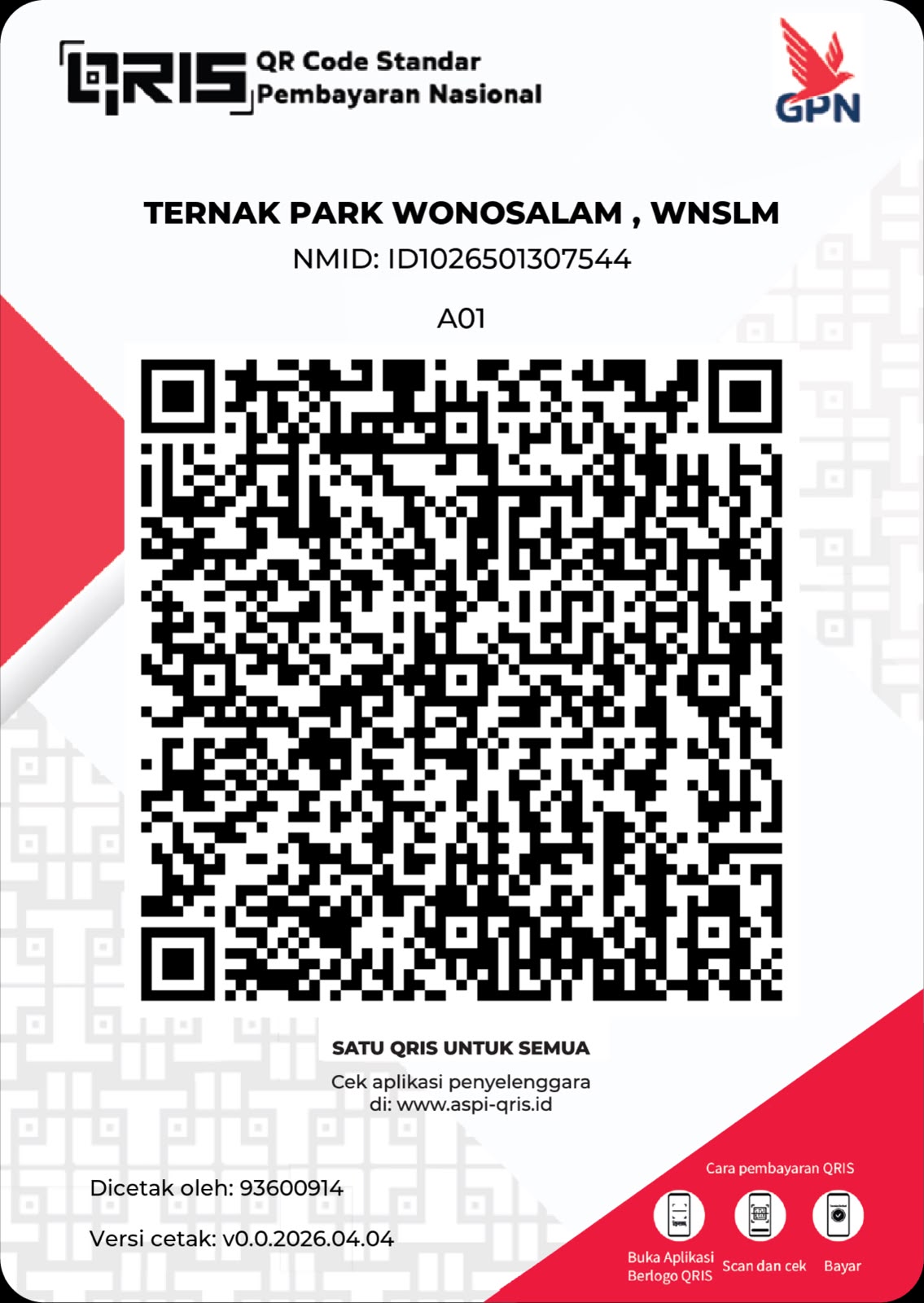 QRIS Aqiqah Berkah